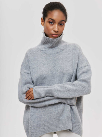 Pull Col Roulé Oversize