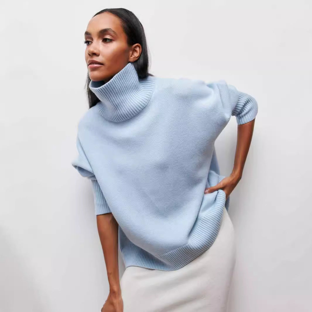 Pull Col Roulé Oversize