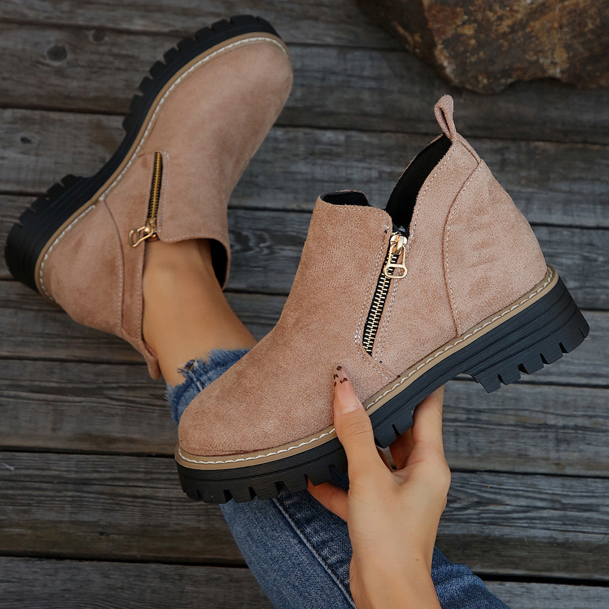 Bottines Zippées — Élégance & Modernité Urbaine