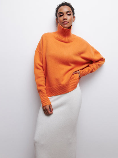 Pull Col Roulé Oversize
