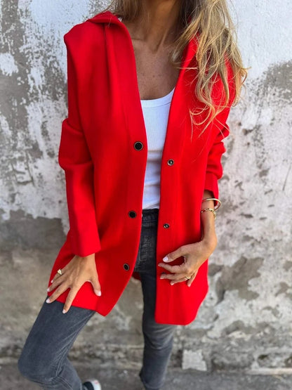 Veste Capuche Boutonnée — Confort & Style Urban