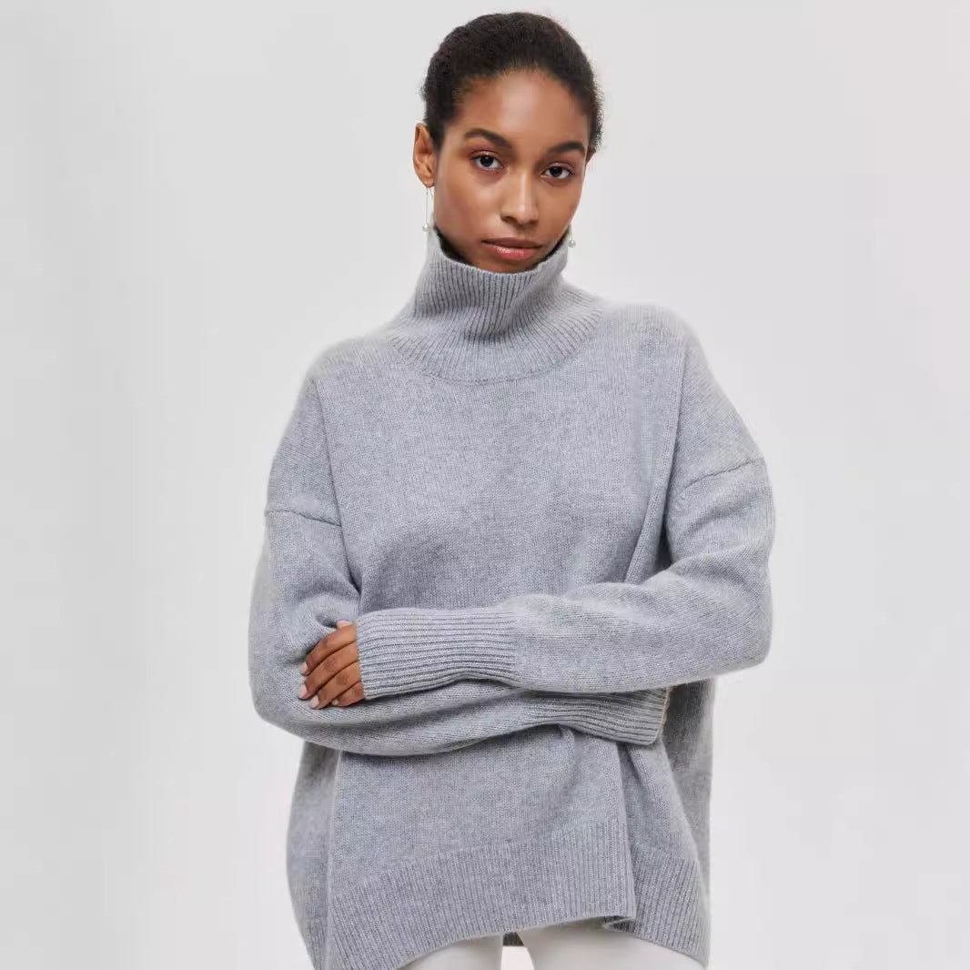 Pull Col Roulé Oversize