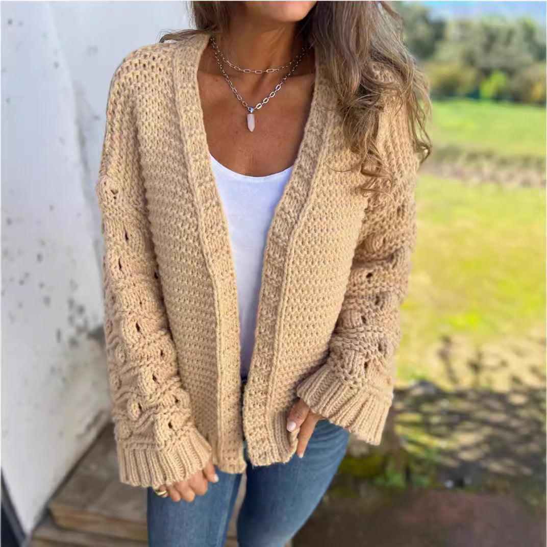 Cardigan Tricoté Mode Hiver