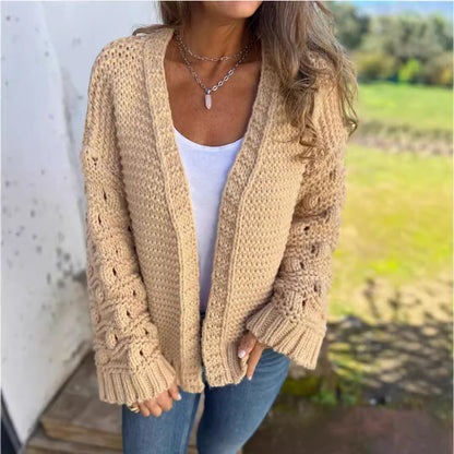 Cardigan Tricoté Mode Hiver