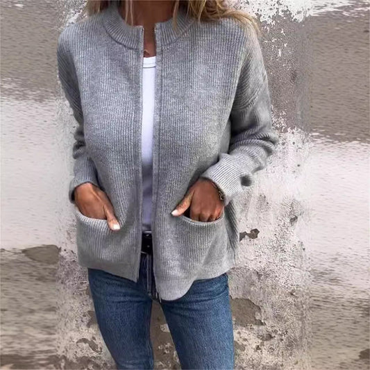 Cardigan Casual à Poches