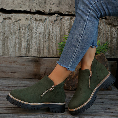 Bottines Zippées — Élégance & Modernité Urbaine