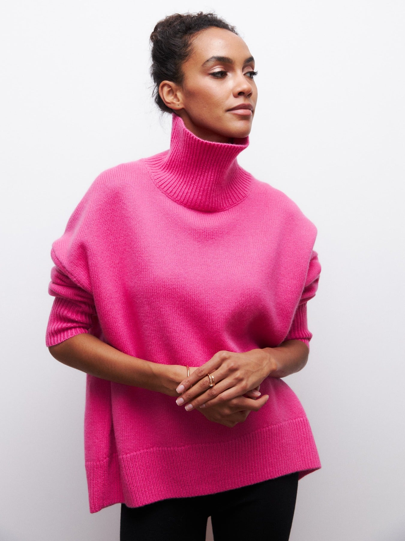 Pull Col Roulé Oversize