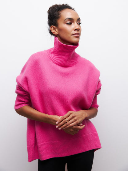 Pull Col Roulé Oversize