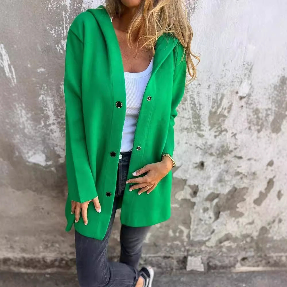 Veste Capuche Boutonnée — Confort & Style Urban