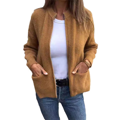 Cardigan Casual à Poches
