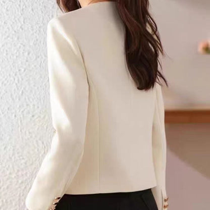 Veste Courte Col Rond — Simplicité & Élégance