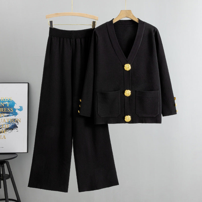 Ensemble Cardigan Tricoté — Chic & Effortless