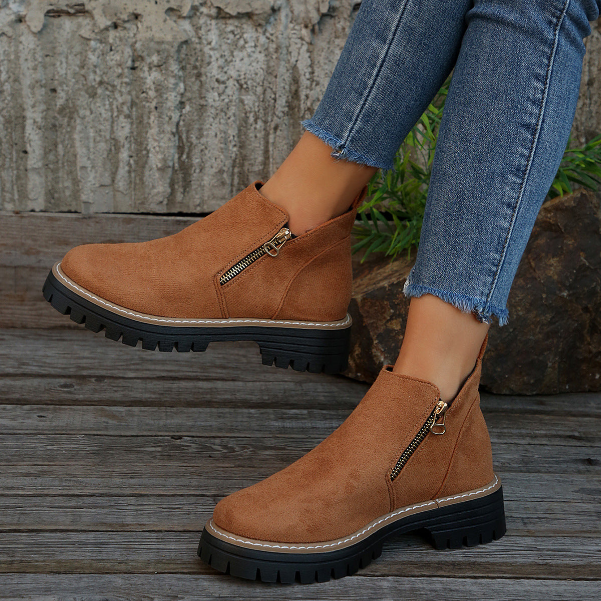 Bottines Zippées — Élégance & Modernité Urbaine
