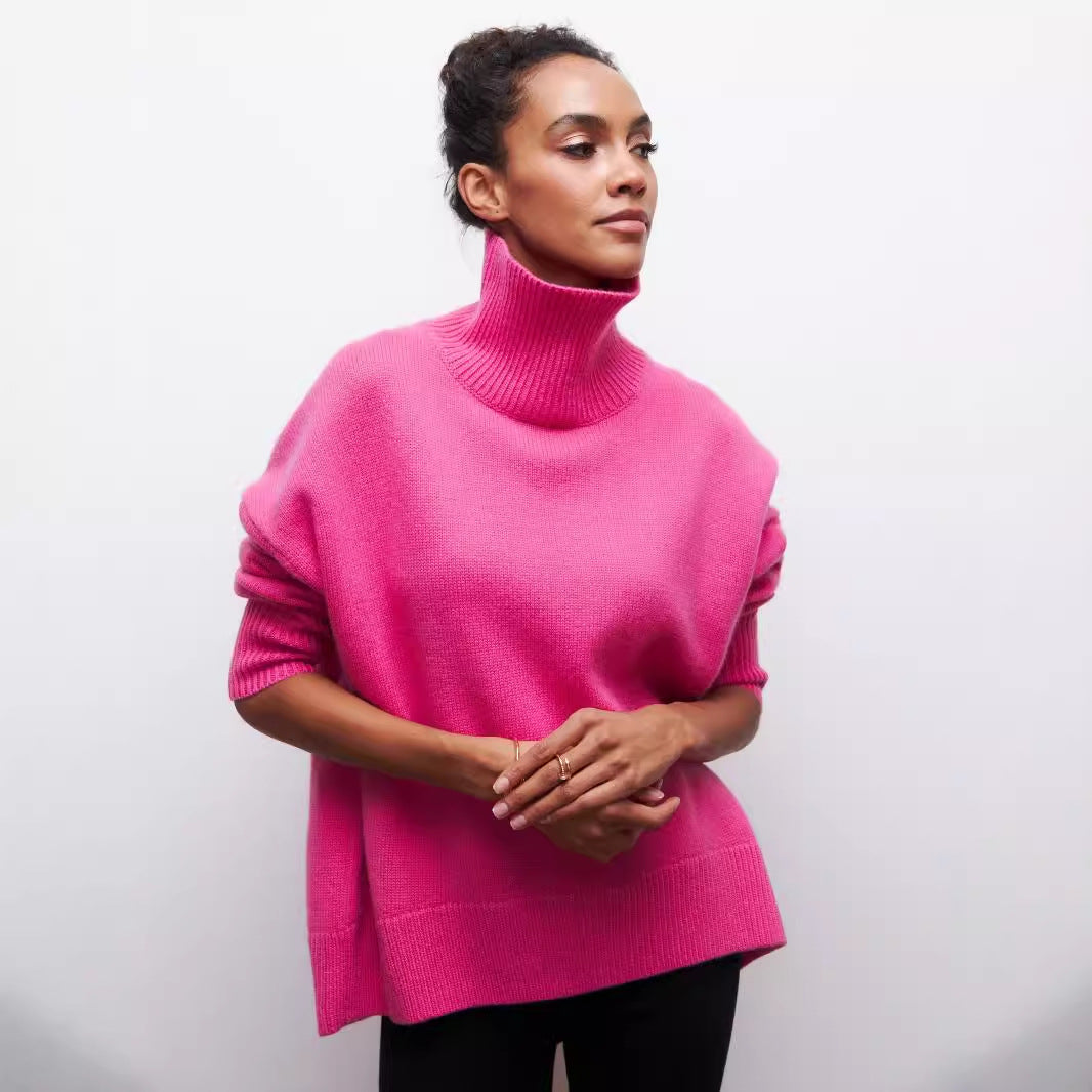 Pull Col Roulé Oversize