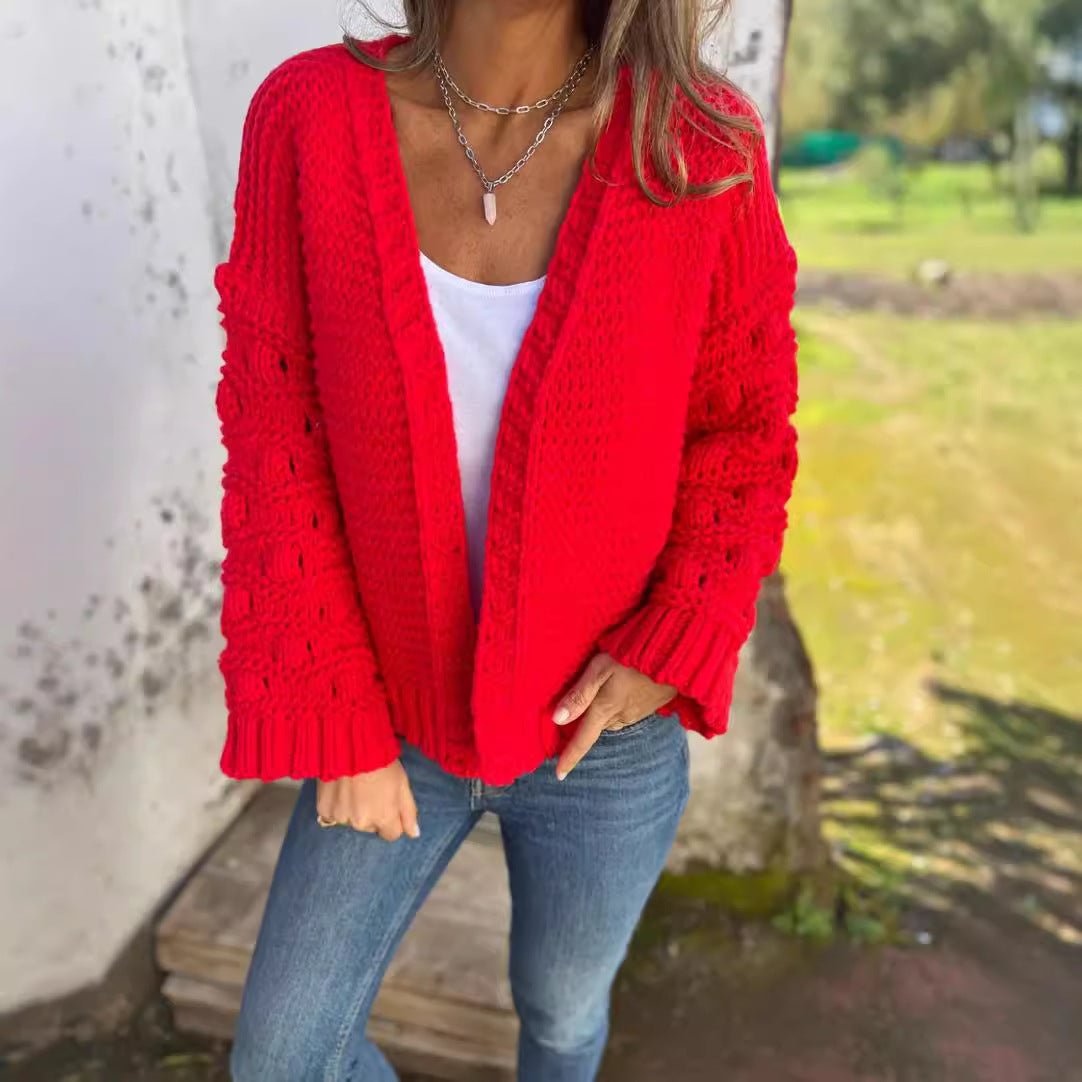 Cardigan Tricoté Mode Hiver
