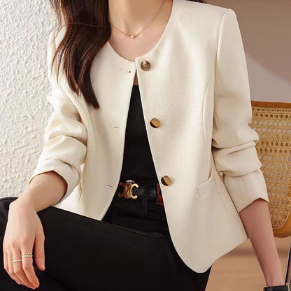 Veste Courte Col Rond — Simplicité & Élégance