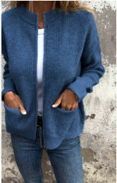 Cardigan Casual à Poches
