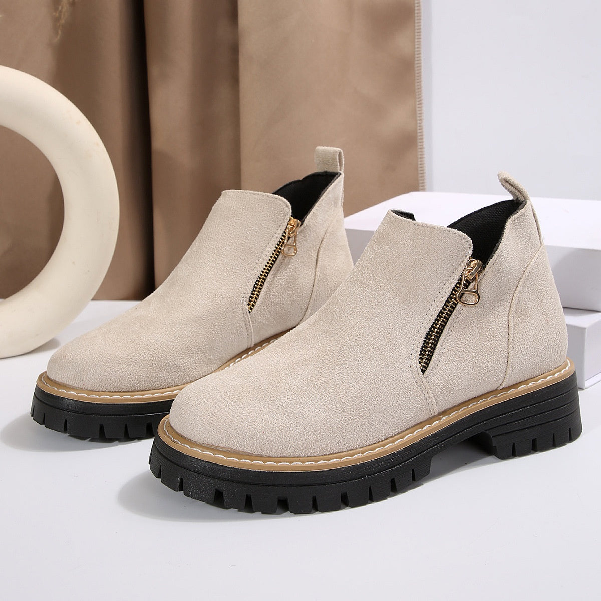 Bottines Zippées — Élégance & Modernité Urbaine