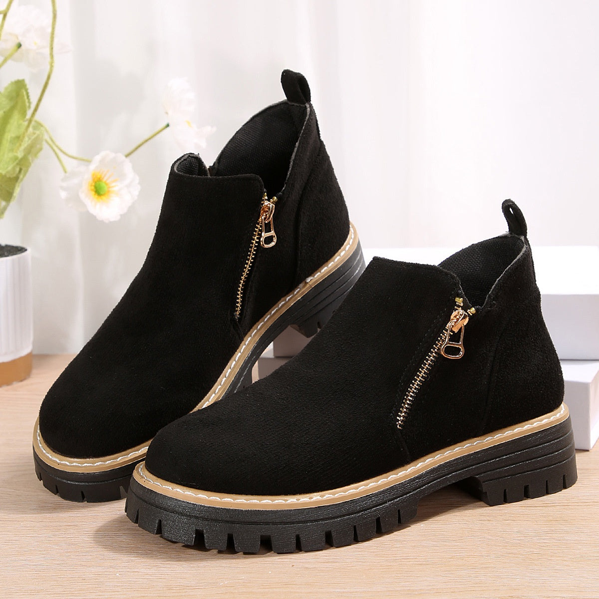 Bottines Zippées — Élégance & Modernité Urbaine