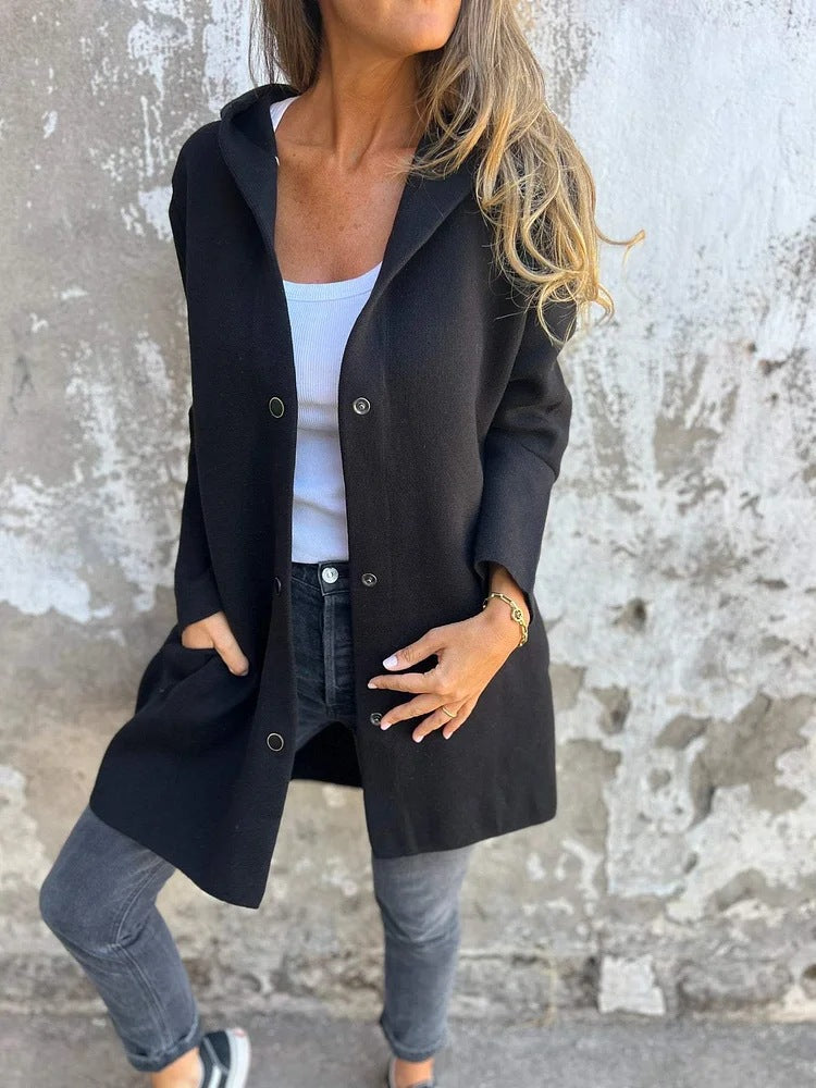 Veste Capuche Boutonnée — Confort & Style Urban