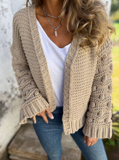 Cardigan Tricoté Mode Hiver